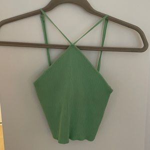Green Princess Polly Crop Top Tank